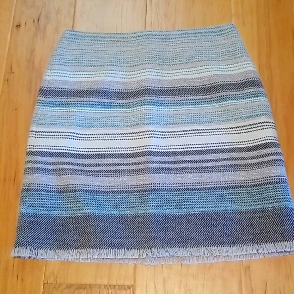 Cute blue fringed skirt